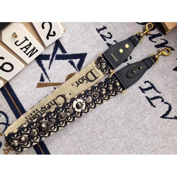 Fashion Christian Dior SHOULDER Embroidery STRAP USA Replica Handbags Dior Strap