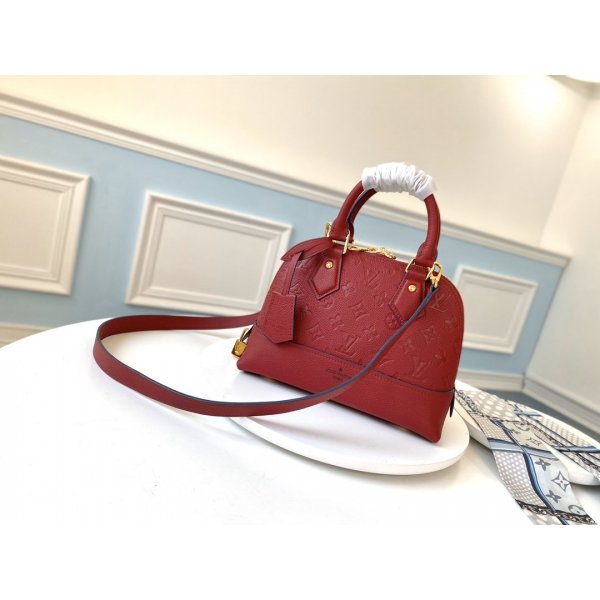 Louis Vuitton Neo Alma BB Monogram Empreinte Leather M44829 AAA+ Red Replica Handbags Louis Vuitton Alma