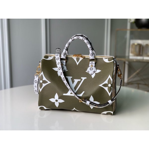 Replica Louis Vuitton Fashion Speedy Bandouliere 30 M44572 Monogram Canvas Replica Handbags Louis Vuitton SpeedyTwist