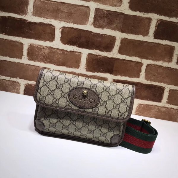 Replica Gucci GG Supreme Neo Vintage Messenger Bag Replica Handbags Gucci Messenger