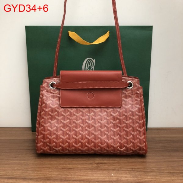 Cheap Goyard Luxury Rouette Soft Red Bag Replica Handbags Goyard Totes