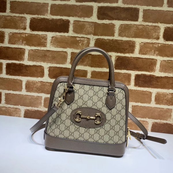 Designer Gucci Replica 1955 Horsebit small top handle 621220 bag Replica Handbags Gucci Horsebit