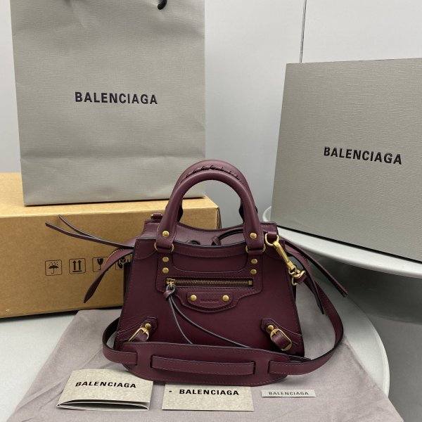 Replica balenciaga cuag plain weave wine red Replica Handbags Balenciaga Cuag