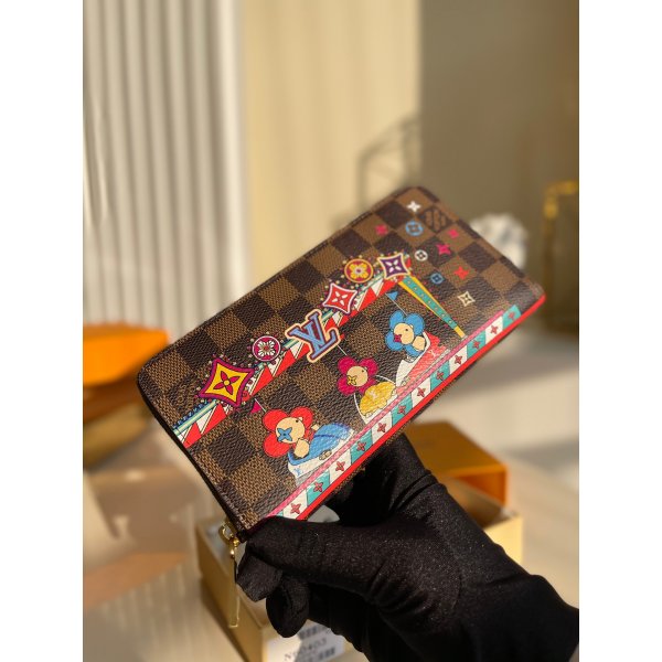 Fashion Louis Vuitton Replica Zippy Wallet Small Leather Goods N60403 Replica Handbags Louis Vuitton Wallets