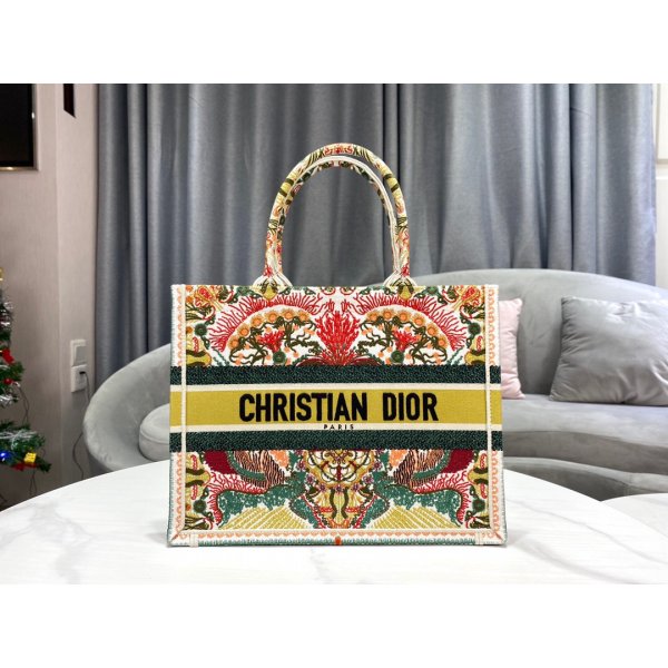 Replicas Christian Dior Luxury Dior Oblique Embroidery Replica Handbags Dior Tote