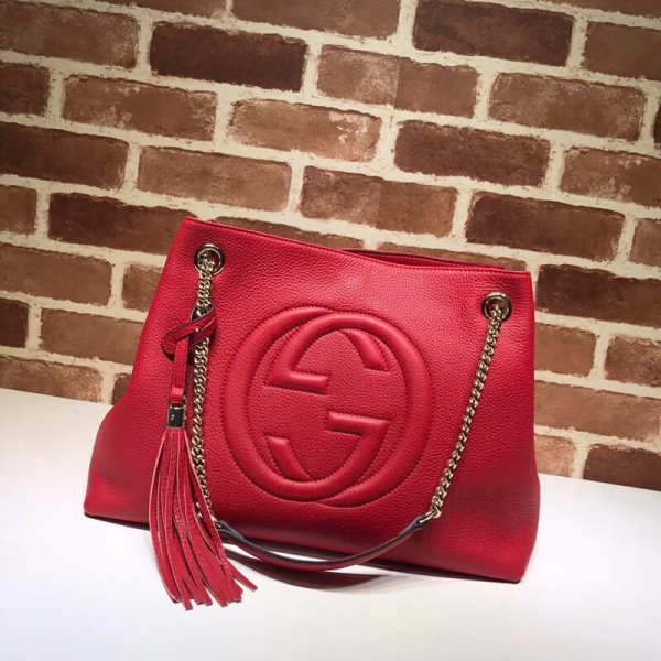 7 Star Gucci Replica Soho leather shoulder 308982 bag Replica Handbags Gucci Soho