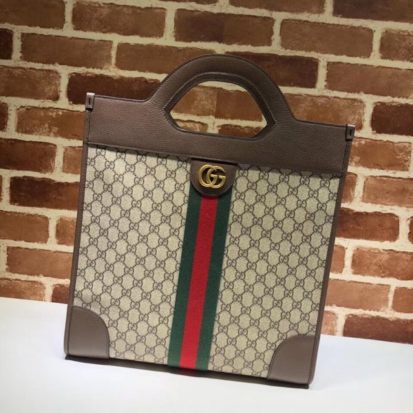 Designer Gucci Ophidia GG medium top handle tote Fashion Replica Handbags Gucci Ophidia