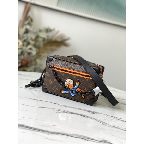 Louis Vuitton Mini Soft Trunk Monogram Virgil Abloh M80159 Bag Replica Handbags Louis Vuitton Soft