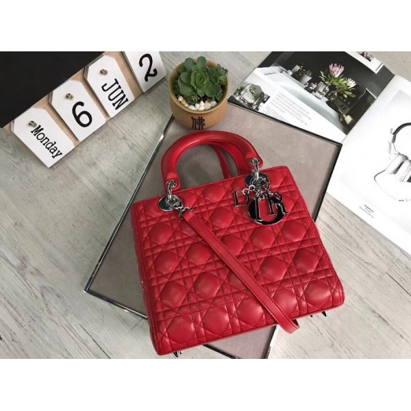 Fashion Christian Dior Lady Dior Top Quality 24CM Bag Replica Handbags Dior Lady