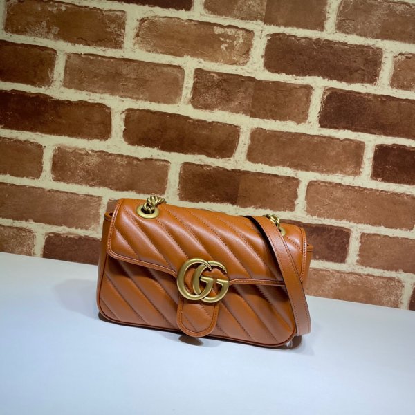 Gucci Replica 446744 GG Marmont matelasse mini bag Replica Handbags Gucci GG Marmont