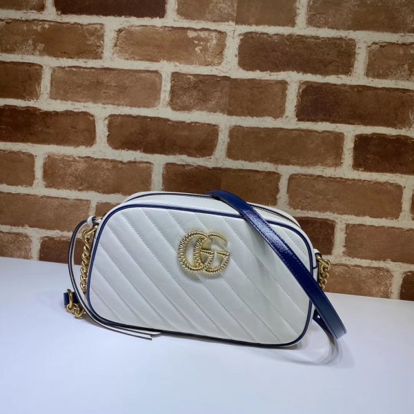 Knockoff 447632 Gucci GG Marmont small matelasse shoulder bag Replica Handbags Gucci GG Marmont
