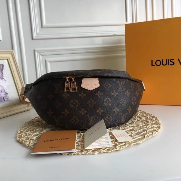 Louis Vuitton Replicas Bumbag Canvas Fanny Pack Belt M43644 Monogram Bag Replica Handbags Louis Vuitton BumbagWave
