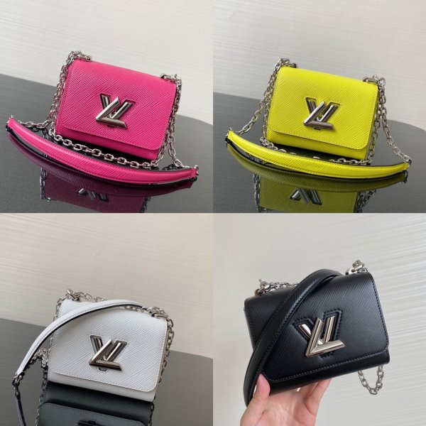 Replica Louis Vuitton Twist MM Epi Leather 16cm 4 Colours Replica Handbags Louis Vuitton SpeedyTwist