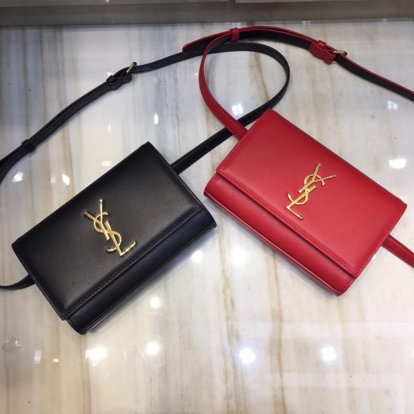 Replicas YSL Saint Laurent Waist Pack Fanny Pack Black Belt Bag Replica Handbags YSL Belt Bag