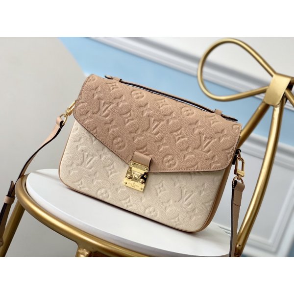 Fake Louis Vuitton Pochette Metis Monogram M44300 Marron Replica Handbags Louis Vuitton Pochette