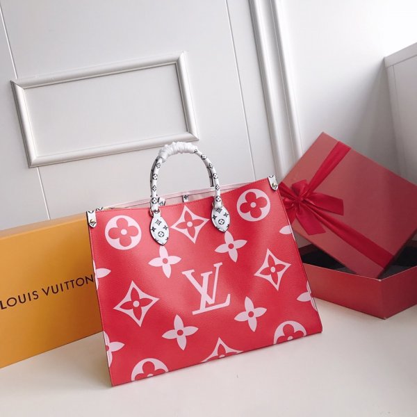 Louis Vuitton 7 Star Escale Onthego GM Tote Bag M44576 Red Replica Handbags Louis Vuitton New Bags