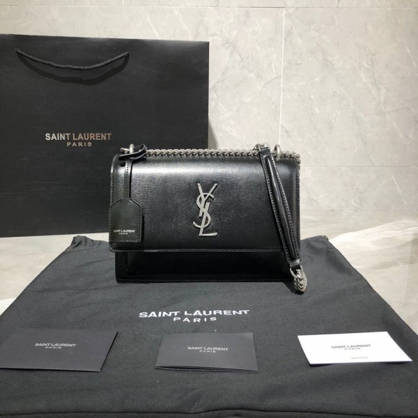 Saint Laurent Sunset Mono Crossbody Bag 22cm Replica Handbags YSL Handbags