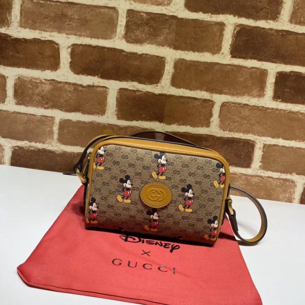 Luxury Disney x Gucci USA shoulder 602536 bag Replica Handbags Gucci Shoulder