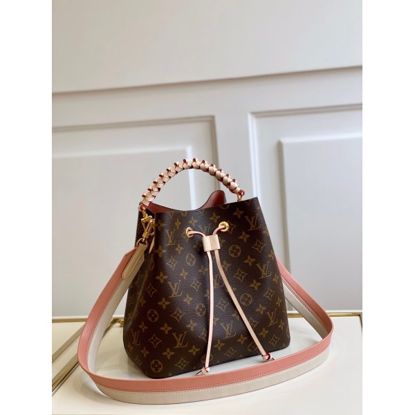 Louis Vuitton M67839 NeoNoe MM Monogram Brown Replica Handbags Louis Vuitton Neonoe