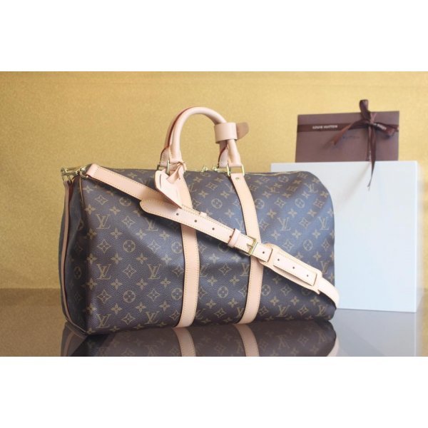 Designer Louis Vuitton Damier Speedy 55cm Monogram Replica Handbags Louis Vuitton SpeedyTwist