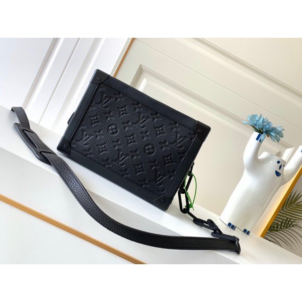 7 Star Louis Vuitton Soft Trunk H25 M55700 Black Replica Handbags Louis Vuitton Soft