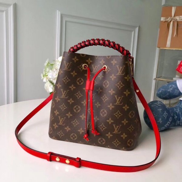High Quality Louis Vuitton Replica Monogram Canvas Leather Handbag Neonoe M43985 Replica Handbags Louis Vuitton Neonoe