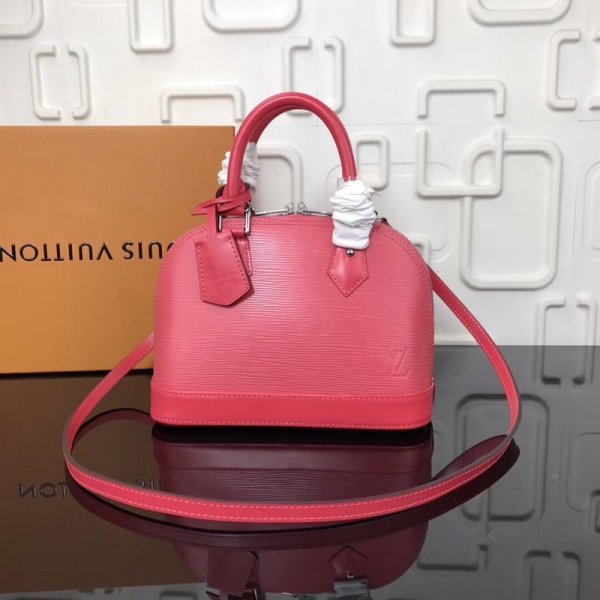 Louis Vuitton M40301 supreme red Best fake Handbag Shoulder Replica Handbags Louis Vuitton Alma