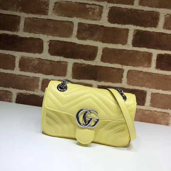 Luxury Gucci Fake 443497 Gg Marmont Matelasse Mini Bag Replica Handbags Gucci GG Marmont