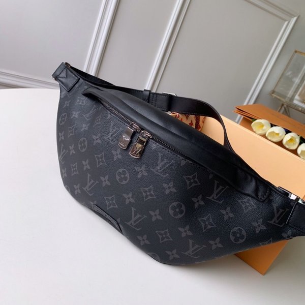 Top Quality Louis Vuitton Replicas Monogram Canvas Bumbag M44336 Black Replica Handbags Louis Vuitton BumbagWave
