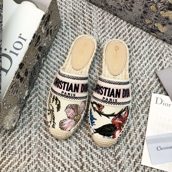 7 Star Dior Espadrilles Slippers 005 Replica Luxury Shoes Dior