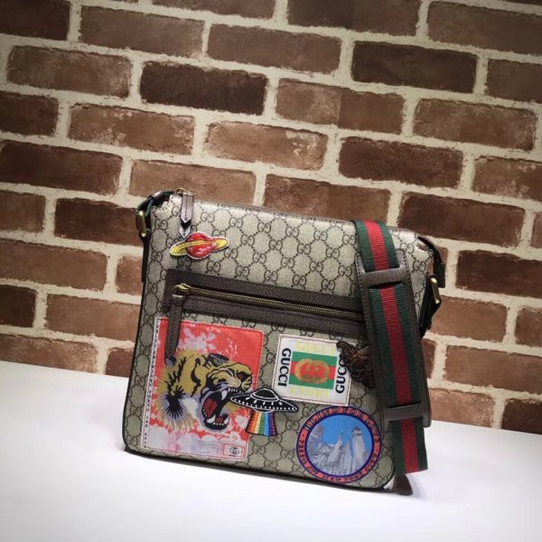 Replica Gucci 7 Star 406408 Ophidia GG small messenger bag Replica Handbags Gucci G Men Bag