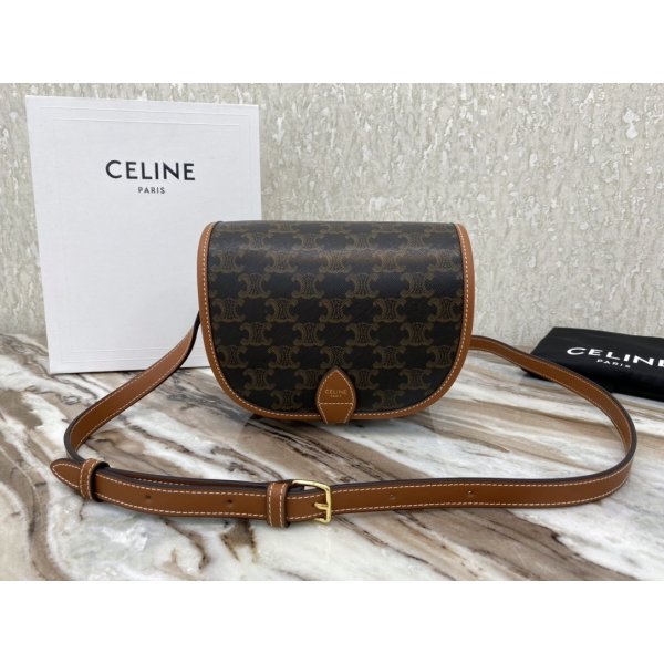 Replica Celine Medium Folco Bag In Triomphe Canvas Replica Handbags Celine Triomphe