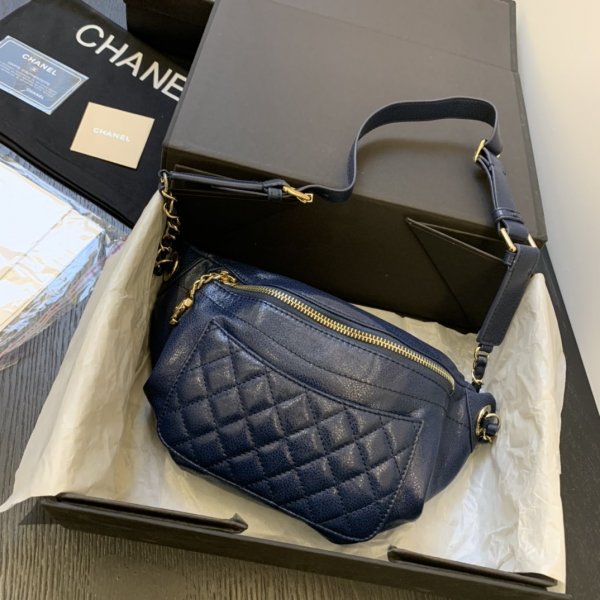 7 Star CC Waist 57832 Dark blue Bags Fake Replica Handbags Ch 