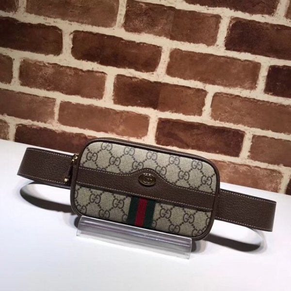 Gucci Best 519308 GG Supreme Ophidia Belted iPhone Case Replica Handbags Gucci Ophidia