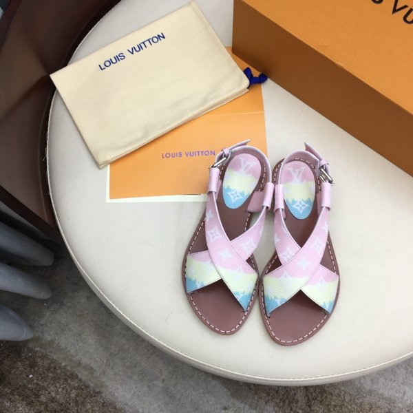 Best LV Beach Sandals Replica Luxury Shoes LV