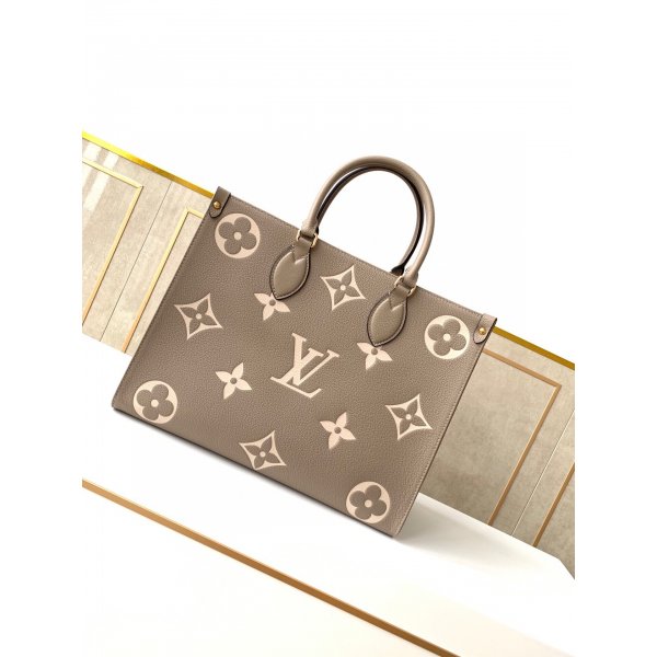 Louis Vuitton Replica OnTheGo MM Monogram Empreinte Leather M45494 Replica Handbags Louis Vuitton Monogram Empreinte
