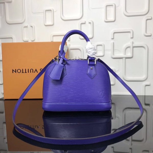 Louis Vuitton M40301 supreme purple High Quality Handbag Shoulder Replica Handbags Louis Vuitton Alma