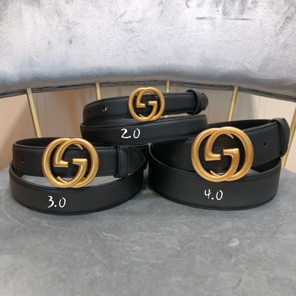 Gucci Belt With Double G Buckle 20mm,30mm,40mm Black Luxury Replica Handbags Gucci Belts