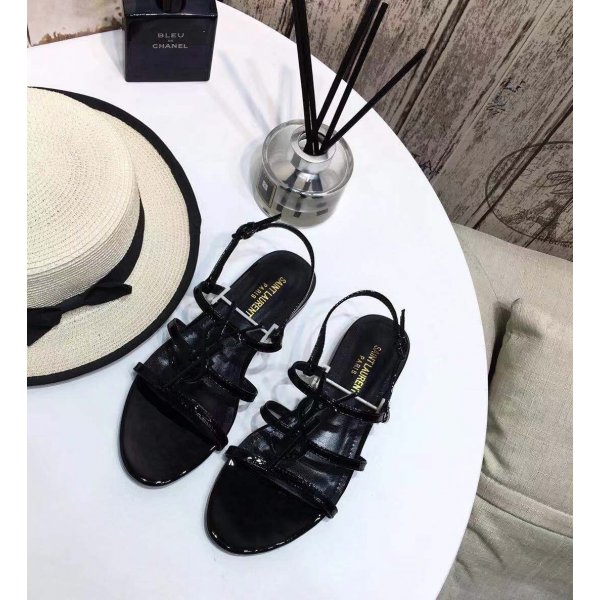 Saint Laurent Flat Sandals 003 Replica Luxury Shoes YSL