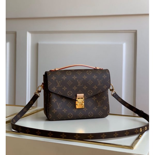 Louis Vuitton Replica Pochette Metis Monogram M44875 Brown Replica Handbags Louis Vuitton Pochette