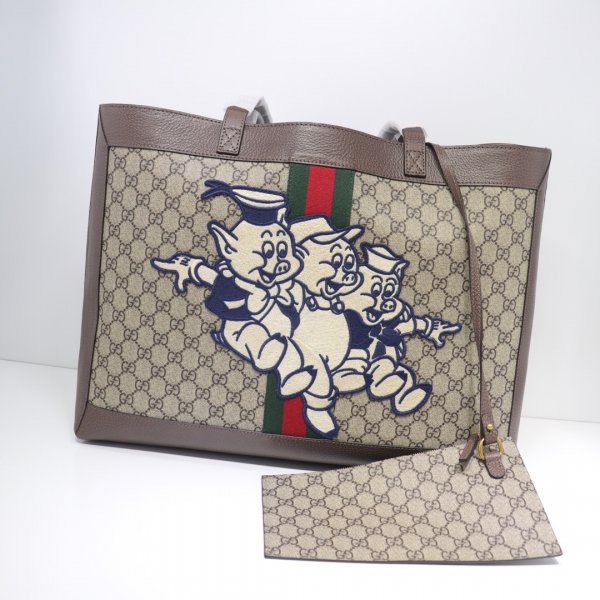 Gucci 547947 AAA+ Disney X Soft GG Supreme Medium Ophidia Tote Replica Handbags Gucci Ophidia