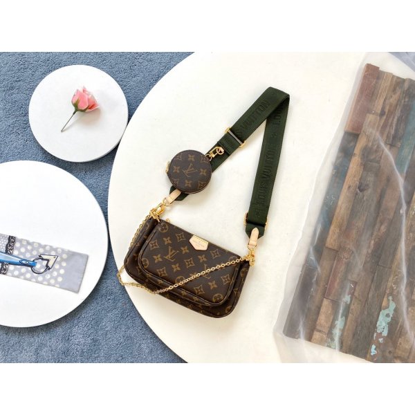 High Quality Louis Vuitton AAA+ M44823 Green iece Suite Iconic Bags Replica Handbags Louis Vuitton Pochette