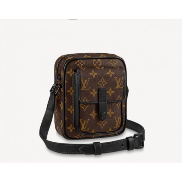 Best Louis Vuitton M69404 Christopher Wearable Wallet Monogram Macassar Canvas Replica Handbags Louis Vuitton Monogram