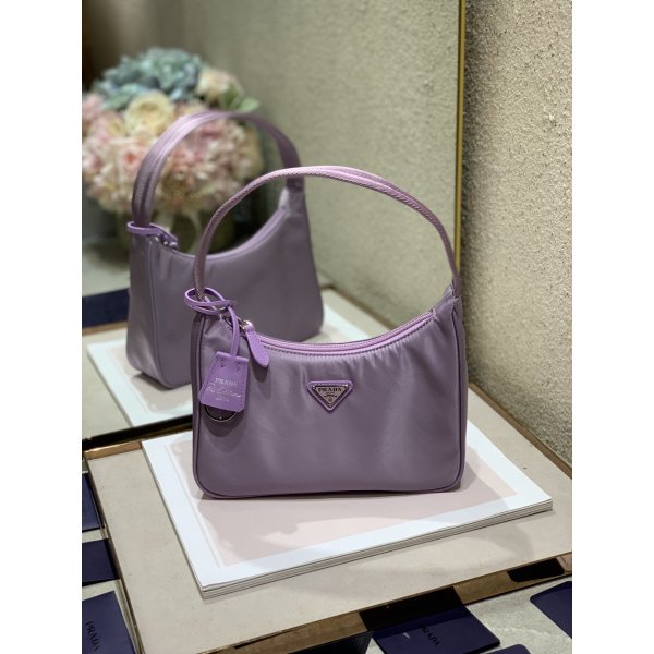 Top Quality Prada Replica Nylon Mini Tessuto Shoulder Bag Replica Handbags Prada Hobo