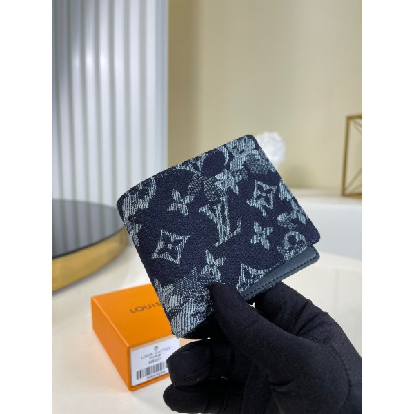 Louis Vuitton Multiple Wallet Monogram Other M80031 Blue Replica Handbags Louis Vuitton Wallets