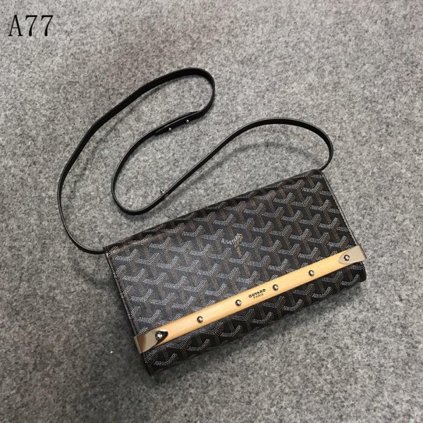 7 Star Goyard Monte Carlo Crossbody Black bag Replica Handbags Goyard Crossbody