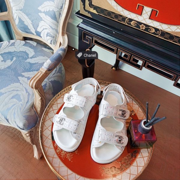 Replica CC Beach Sandals Replica Luxury Shoes Ch