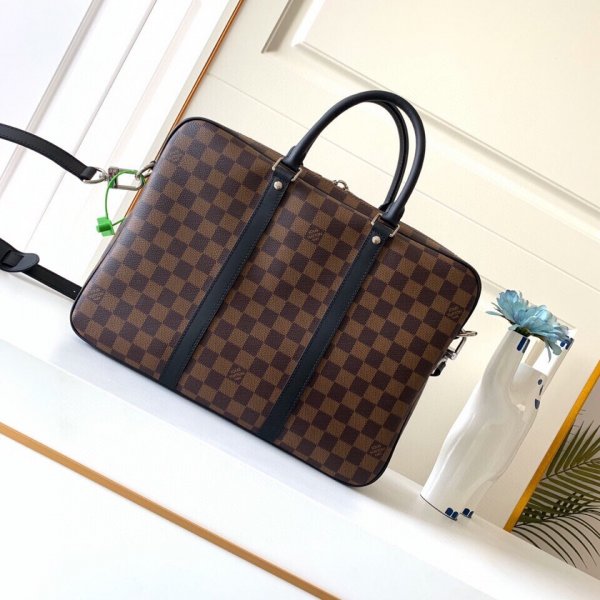 Replicas LV Porte Documents Voyage Bag N41466 Replica Handbags Louis Vuitton Men Bags