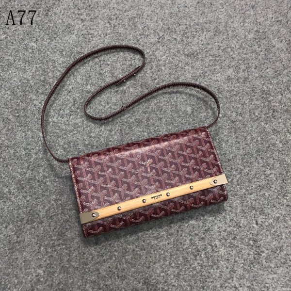 High Quality Goyard Monte Carlo Crossbody Winer Red bag Replica Handbags Goyard Crossbody