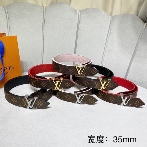 Louis Vuitton Signature Extra Long 35mm Belt Monogram Eclipse Canvas Replica Handbags Louis Vuitton Belt